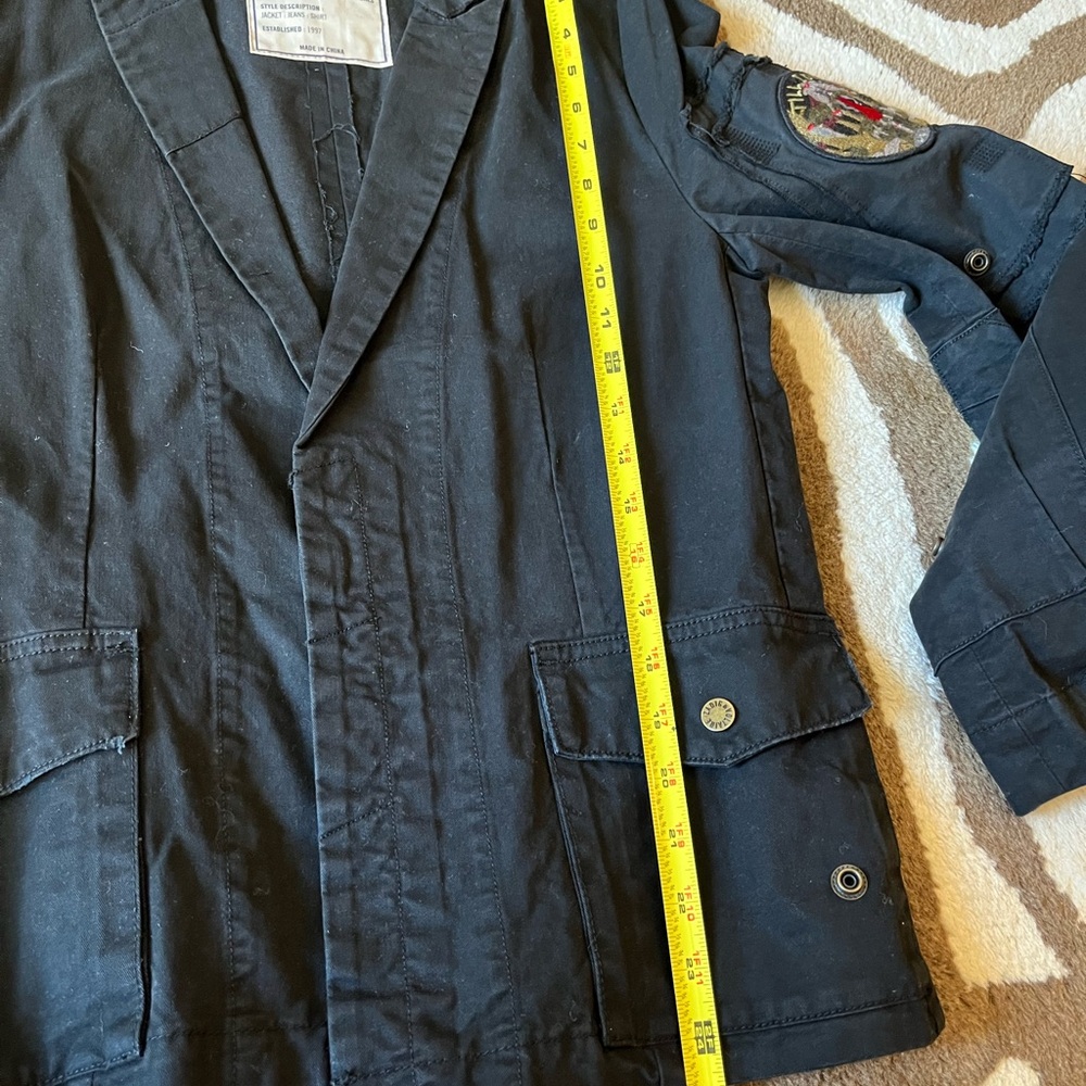 Zadig & Voltaire Grunge Military Jacket S - Picture 10 of 13